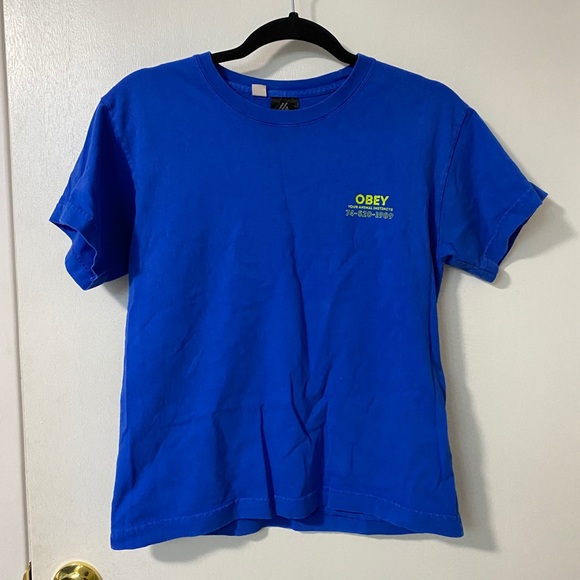 Navy blue Obey tee! - Picture 1 of 2